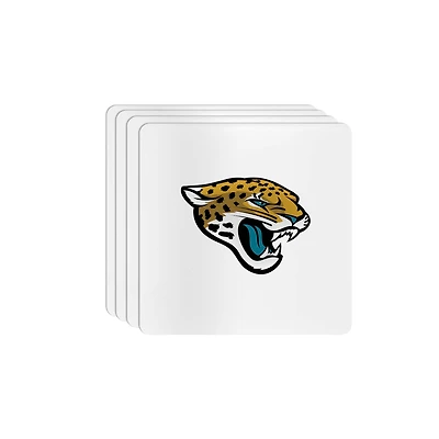 The Memory Company Jacksonville Jaguars Square Ceramic Coaster Set