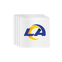 The Memory Company Los Angeles Rams Square Ceramic Coaster Set