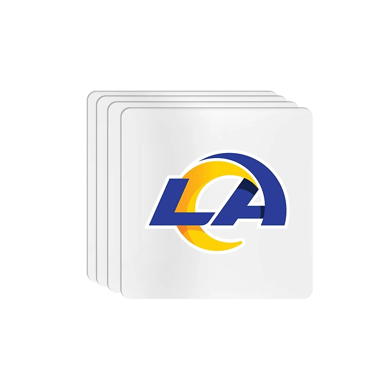 The Memory Company Los Angeles Rams Square Ceramic Coaster Set