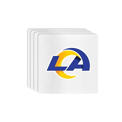 The Memory Company Los Angeles Rams Square Ceramic Coaster Set