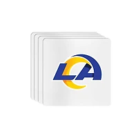 The Memory Company Los Angeles Rams Square Ceramic Coaster Set