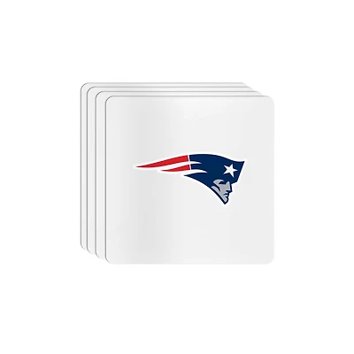 The Memory Company New England Patriots Square Ceramic Coaster Set