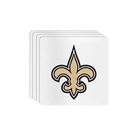 The Memory Company New Orleans Saints Square Ceramic Coaster Set