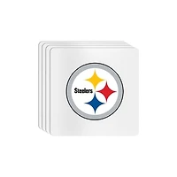 The Memory Company Pittsburgh Steelers Square Ceramic Coaster Set