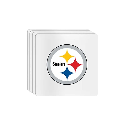The Memory Company Pittsburgh Steelers Square Ceramic Coaster Set
