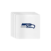 The Memory Company Seattle Seahawks Square Ceramic Coaster Set