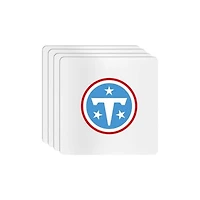 The Memory Company Tennessee Titans Square Ceramic Coaster Set