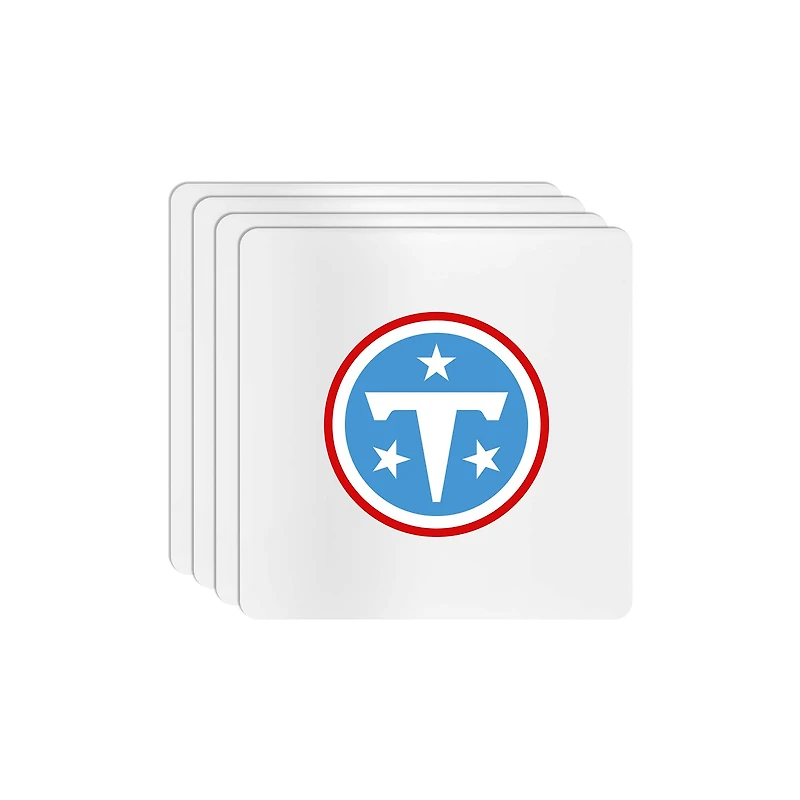 The Memory Company Tennessee Titans Square Ceramic Coaster Set