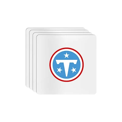 The Memory Company Tennessee Titans Square Ceramic Coaster Set