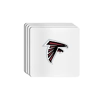 The Memory Company Atlanta Falcons Square Ceramic Coaster Set
