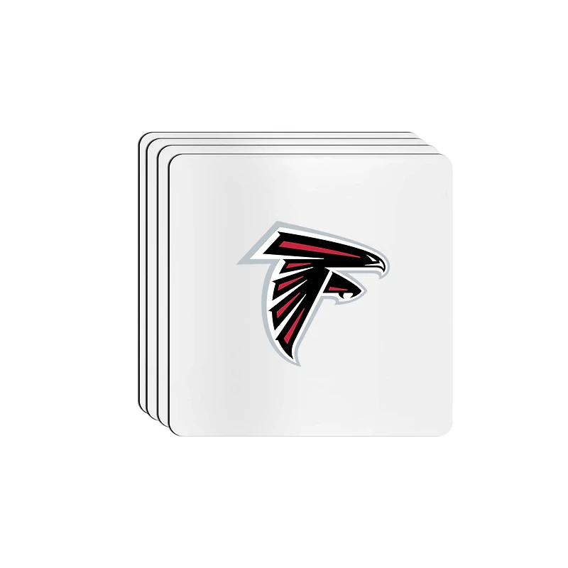 The Memory Company Atlanta Falcons Square Ceramic Coaster Set