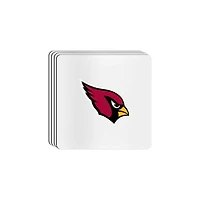 The Memory Company Arizona Cardinals Square Ceramic Coaster Set