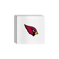 The Memory Company Arizona Cardinals Square Ceramic Coaster Set