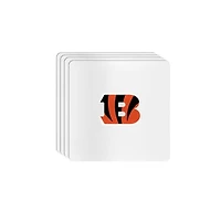 The Memory Company Cincinnati Bengals Square Ceramic Coaster Set
