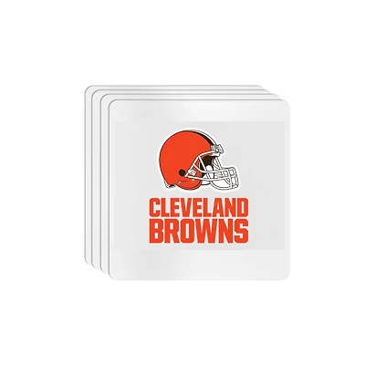 The Memory Company Cleveland Browns Square Ceramic Coaster Set