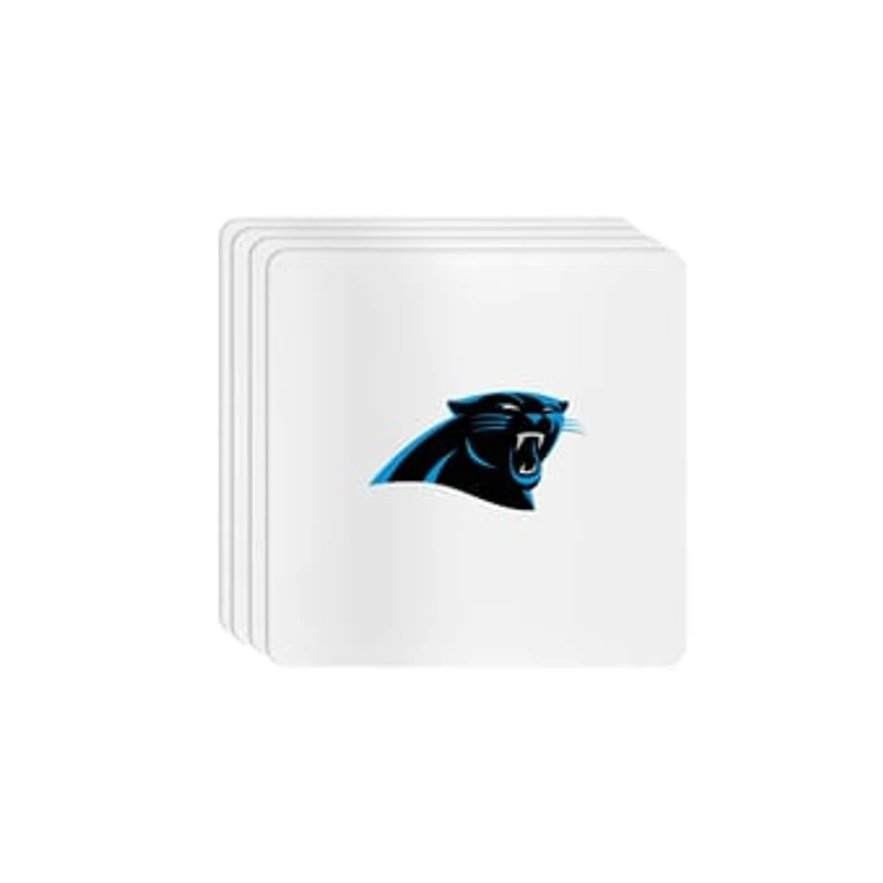 The Memory Company Carolina Panthers Square Ceramic Coaster Set