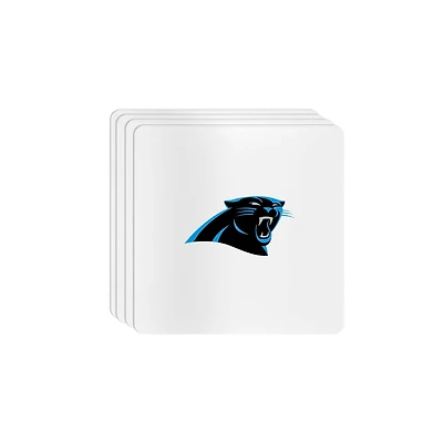 The Memory Company Carolina Panthers Square Ceramic Coaster Set