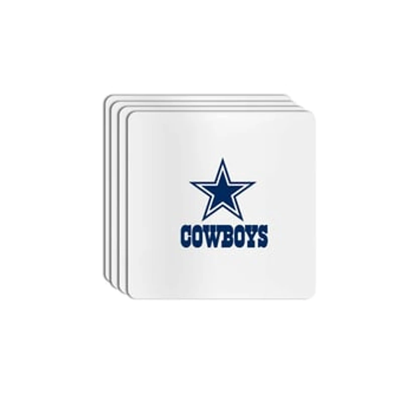 The Memory Company Dallas Cowboys Square Ceramic Coaster Set