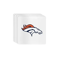 The Memory Company Denver Broncos Square Ceramic Coaster Set