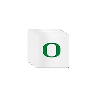 The Memory Company Oregon Ducks Square Ceramic Coaster Set