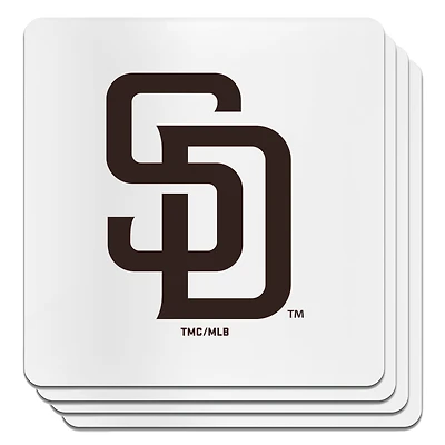 The Memory Company San Diego Padres Square Ceramic Coaster Set