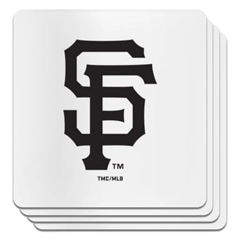 The Memory Company San Francisco Giants Square Ceramic Coaster Set