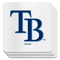 The Memory Company Tampa Bay Rays Square Ceramic Coaster Set