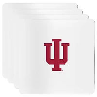The Memory Company Indiana Hoosiers Square Ceramic Coaster Set