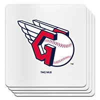 The Memory Company Cleveland Guardians Square Ceramic Coaster Set