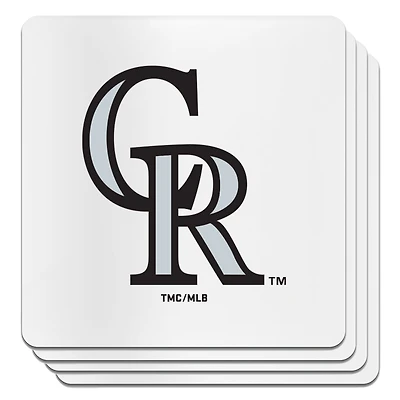 The Memory Company Colorado Rockies Square Ceramic Coaster Set