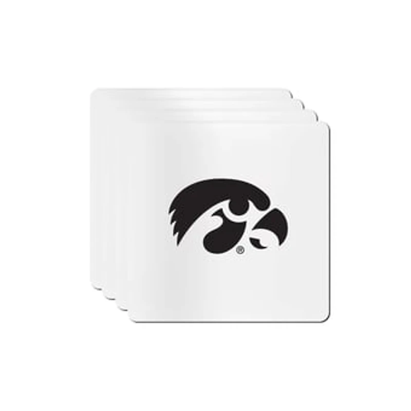 The Memory Company Iowa Hawkeyes Square Ceramic Coaster Set