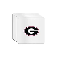 The Memory Company Georgia Bulldogs Square Ceramic Coaster Set