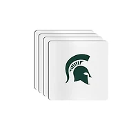 The Memory Company Michigan State Spartans Square Ceramic Coaster Set