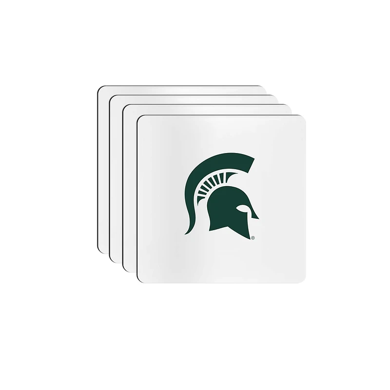 The Memory Company Michigan State Spartans Square Ceramic Coaster Set