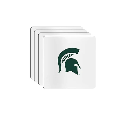 The Memory Company Michigan State Spartans Square Ceramic Coaster Set