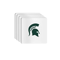 The Memory Company Michigan State Spartans Square Ceramic Coaster Set