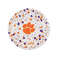 The Memory Company Clemson Tigers Circle Ceramic Coaster Set