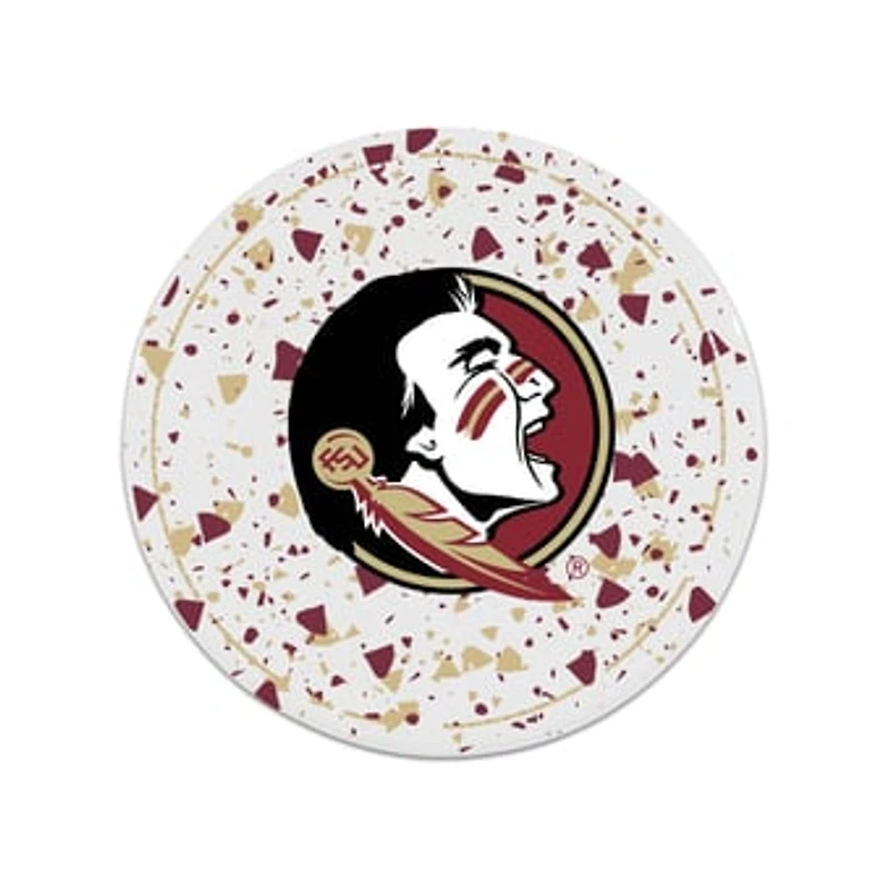 The Memory Company Florida State Seminoles Circle Ceramic Coaster Set