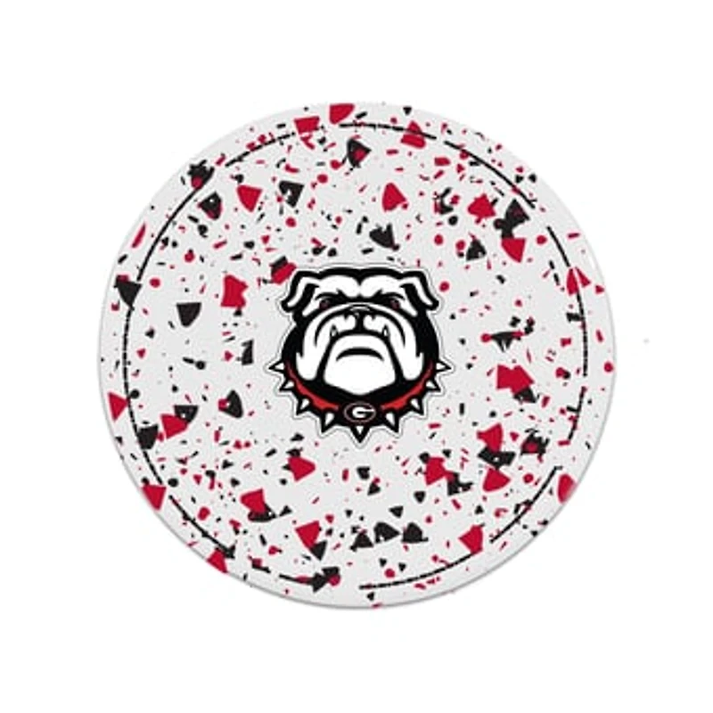 The Memory Company Georgia Bulldogs Circle Ceramic Coaster Set