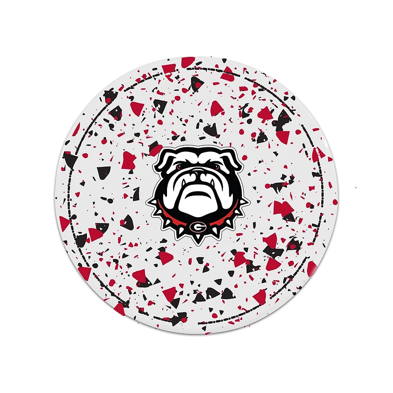 The Memory Company Georgia Bulldogs Circle Ceramic Coaster Set