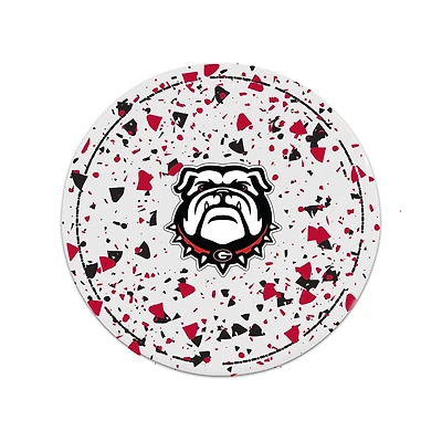 The Memory Company Georgia Bulldogs Circle Ceramic Coaster Set