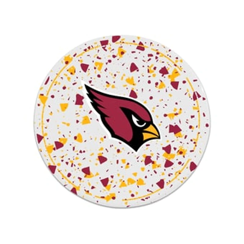 The Memory Company Arizona Cardinals Circle Ceramic Coaster Set