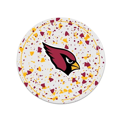 The Memory Company Arizona Cardinals Circle Ceramic Coaster Set