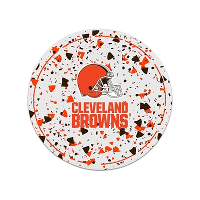 The Memory Company Cleveland Browns Circle Ceramic Coaster Set