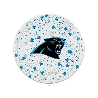 The Memory Company Carolina Panthers Circle Ceramic Coaster Set