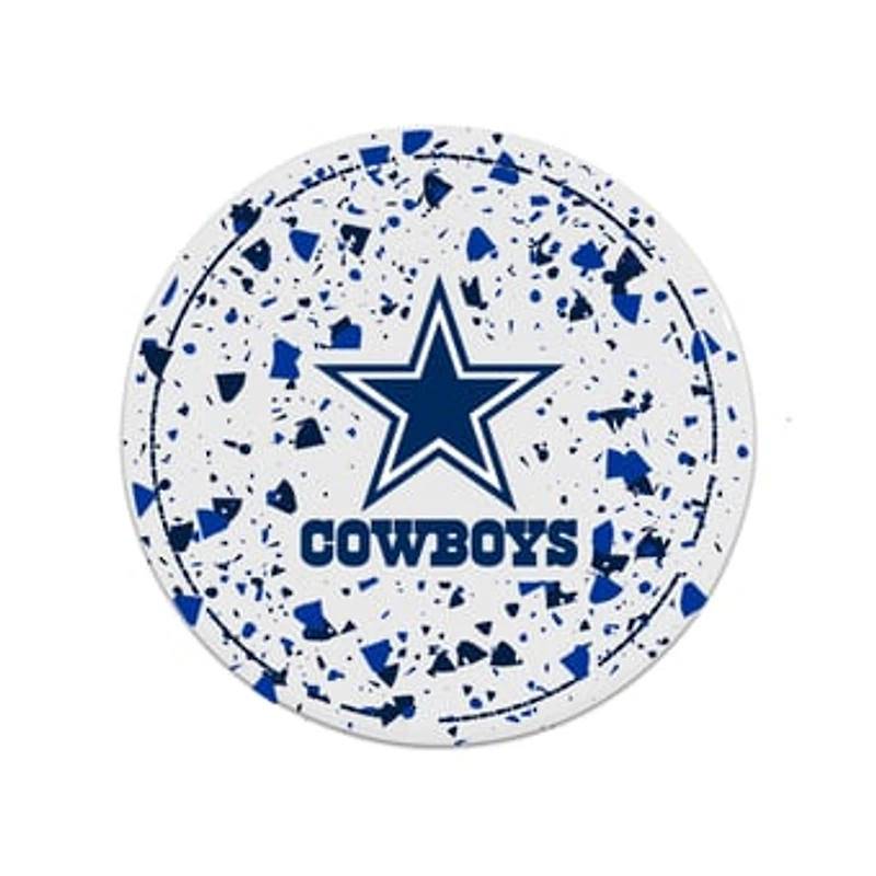The Memory Company Dallas Cowboys Circle Ceramic Coaster Set