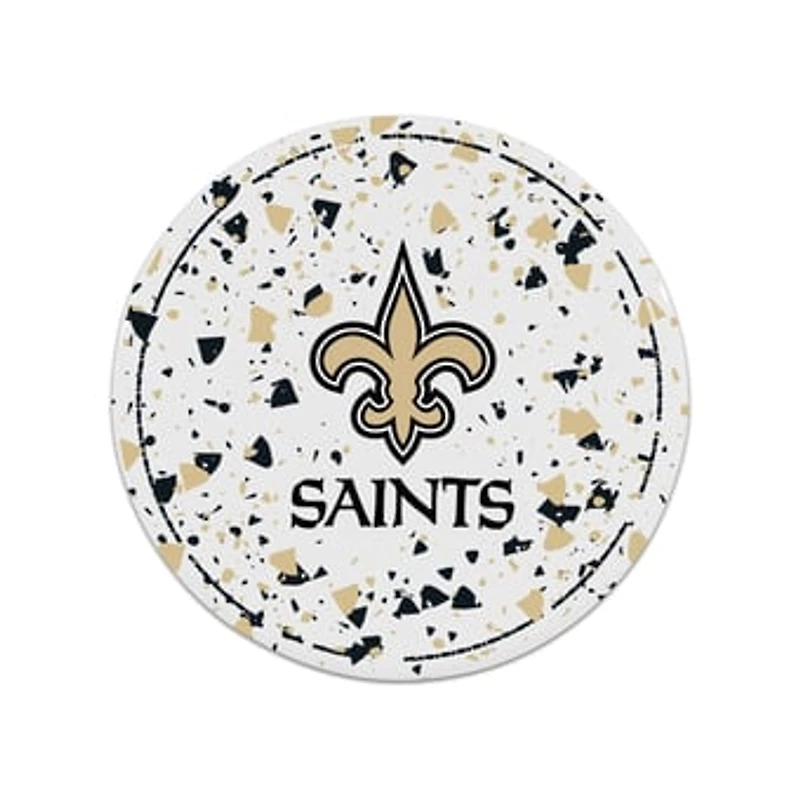 The Memory Company New Orleans Saints Circle Ceramic Coaster Set