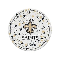 The Memory Company New Orleans Saints Circle Ceramic Coaster Set