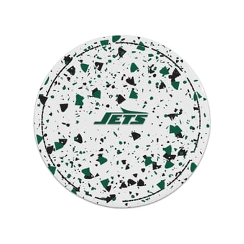The Memory Company New York Jets Circle Ceramic Coaster Set