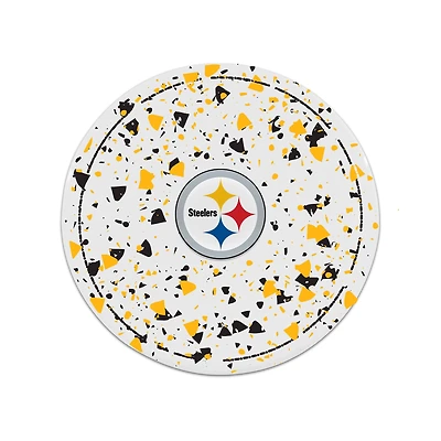 The Memory Company Pittsburgh Steelers Circle Ceramic Coaster Set